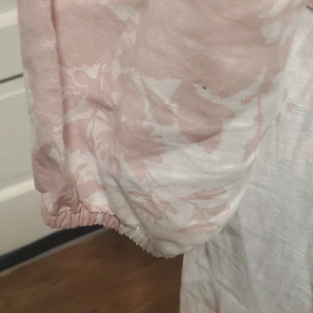 Saks Fifth Avenue Elegant Pink Floral Women's Dress - Picture 7 of 10